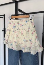 Sleeveless Floral Ruffle Mini Set - Image 4