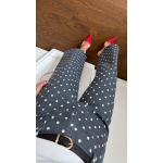 Black Polka Dot Wide Leg Pants - Image 3