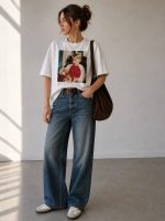 White Graphic Home Alone T-Shirt