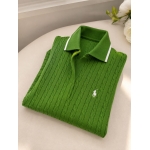 Cable Knit Short Sleeve Polo Shirts - Image 5