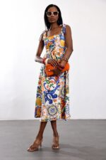 Sorrento Mosaic Midi Dress