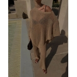 Beige Knit Two Piece Lounge Set - Image 2