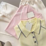 Women’s Pastel Polo Top