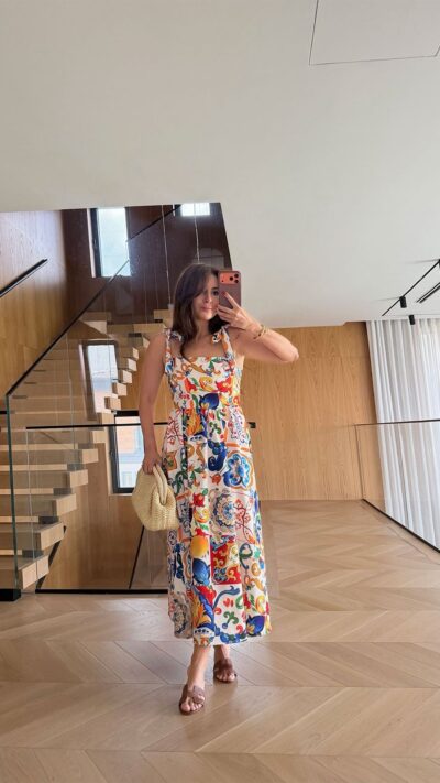 Sorrento Mosaic Midi Dress