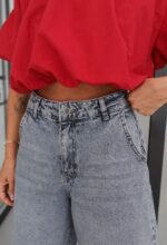 Stonewash Bermuda Shorts - Image 4