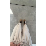 Beige Wide Leg Cargo Pants - Image 3