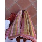 Multicolor Striped Wide Leg Linen Pants - Image 2