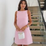 Light Pink A-Line Dress