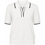 White Short Sleeve Polo Shirt - Image 2