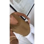Textured Gold Sleeveless V-Neck Top - Image 2