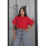 Scarlet Bloom Top