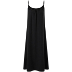 Black Backless Spaghetti Strap Maxi Dress - Image 2
