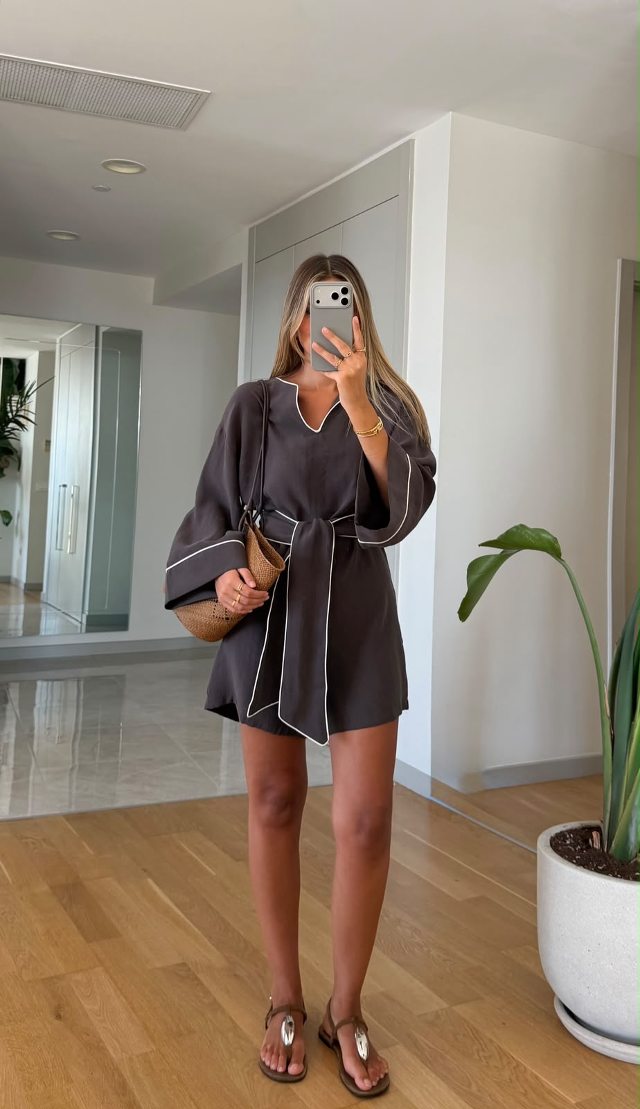 09e2bfe3-3379-4235-87d8-d25889a01e6a Black Kimono Sleeve Belted Jumpsuit - Image 1