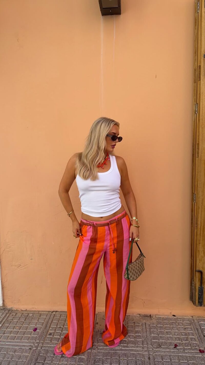 Striped Colored Pants