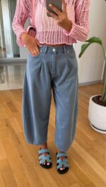 Blue Wide Leg Jeans - Image 2