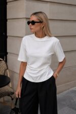 White Short Sleeve Crewneck T-Shirt