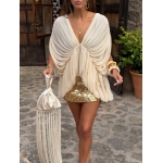 Beige Pleated Top - Image 2