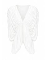 White Pleated Top - Image 2