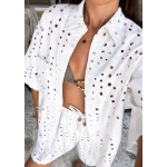 White Eyelet Set - Image 3