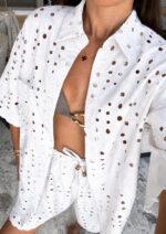 White Eyelet Set - Image 3