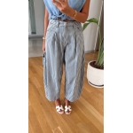 Striped Wide Leg Summer Pants - Image 2