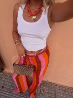 Striped Colored Pants - Image 2