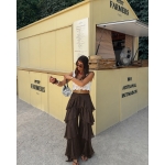 Brown Tiered Pants - Image 2