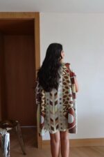 Geometric Print Short Sleeve Shift Dress - Image 2