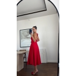 Red Sleeveless Maxi Dress - Image 3
