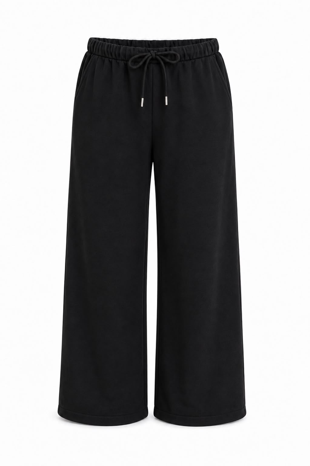 b1a1fa88-112b-4a7c-bb5c-047530f4706d Black Wide Leg Sweatpants - Image 1