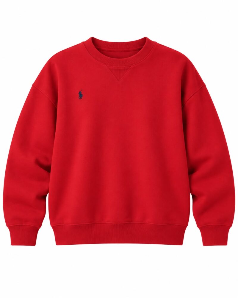 Red Crewneck Sweatshirt