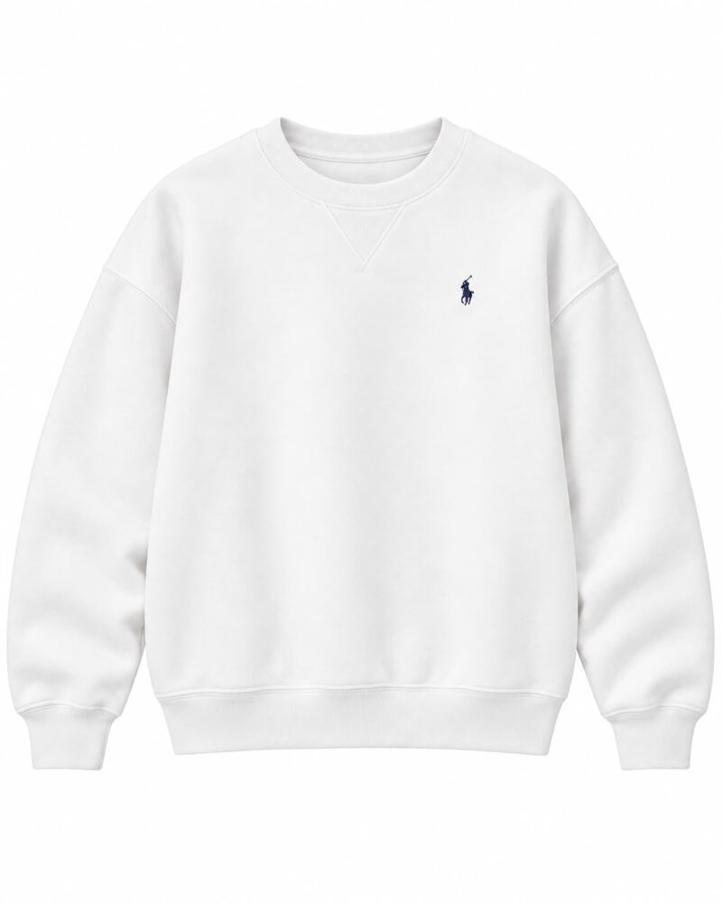 White Crewneck Sweatshirt