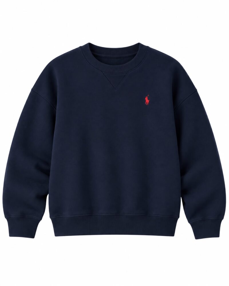Navy Blue Crewneck Sweatshirt