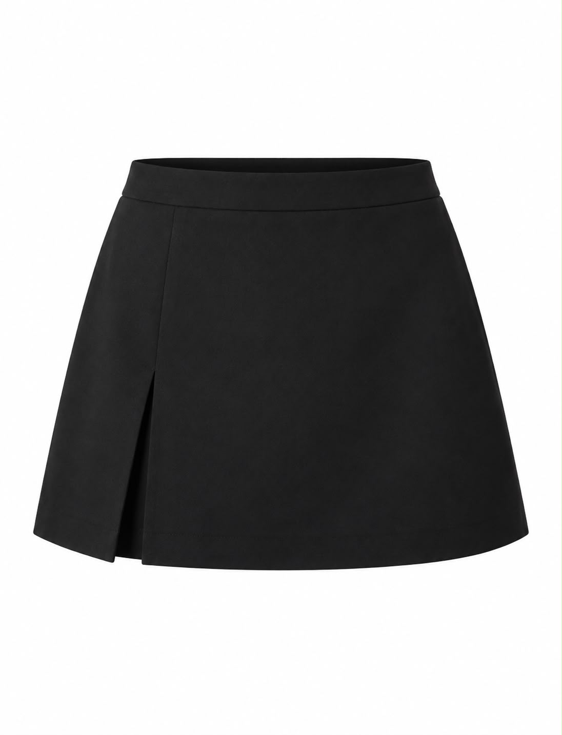 9a780b00-cc49-4db2-93e9-b14a9f16ae2b Black Pleated Mini Skirt - Image 1